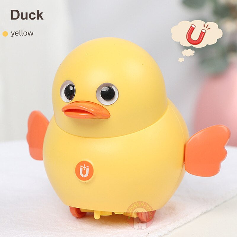 Cute Swinging Magnetic Electronic Pets Walking Chicken Toys For Children