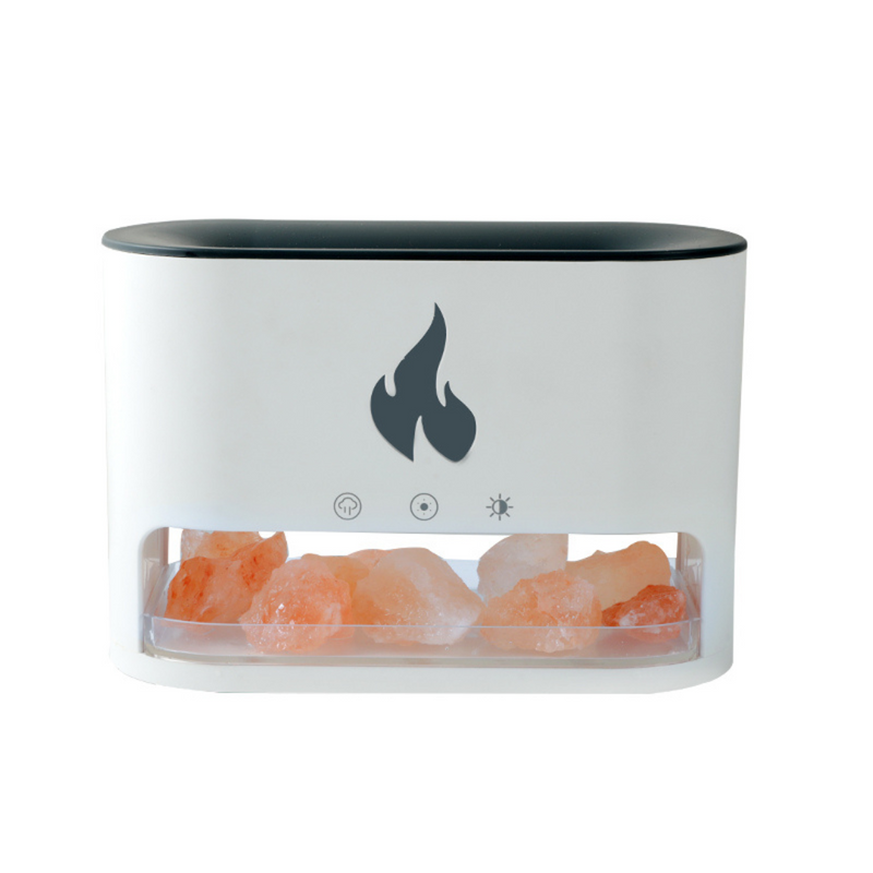 Marble Volcano Aroma Oil Diffuser with Flame Effect