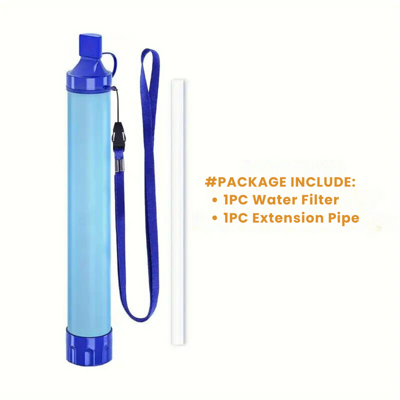 SurvivalStream 10K - Ultra-Portable Water Purifier - Set 2 pieces