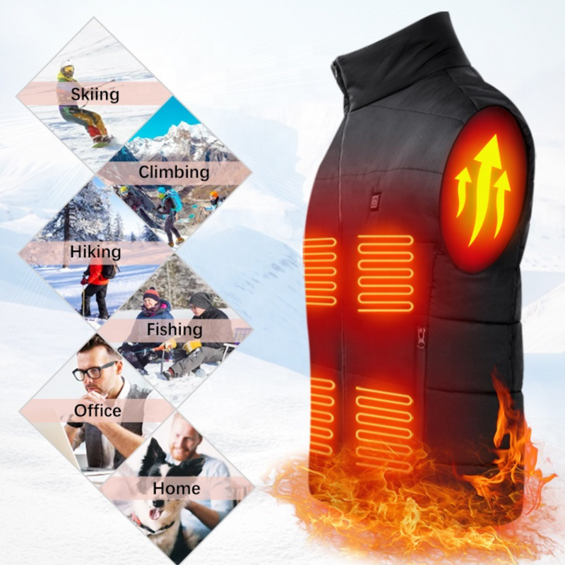 Heated Vest USB Electric Heated Jacket