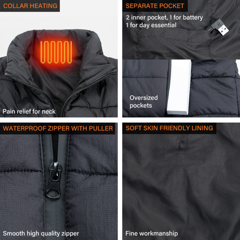 Heated Vest USB Electric Heated Jacket