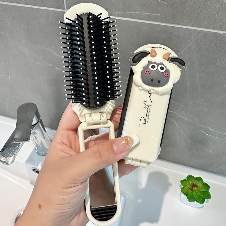 2-in-1 Compact Mirror and Comb