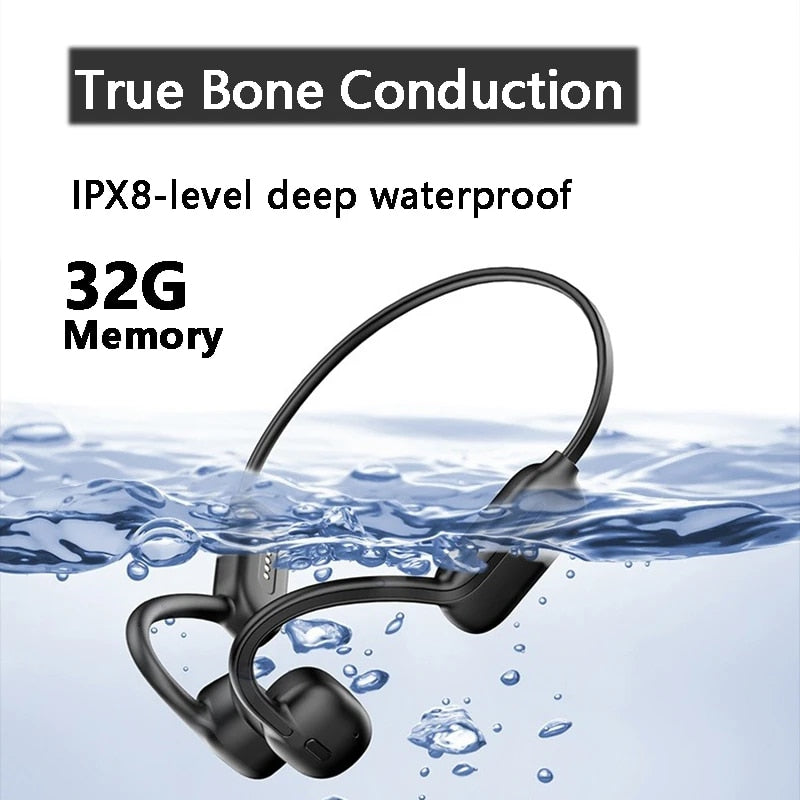 HydroTune Waterproof Bone Conduction Earbuds