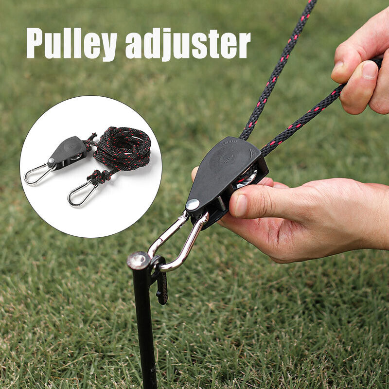 Portable Heavy Duty Camping Pulley Rope - Set 2 pieces