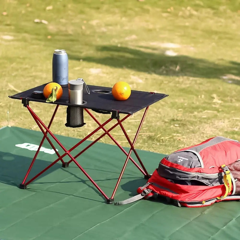 Outdoor Aluminum Alloy Folding Table for Camping or Barbecue