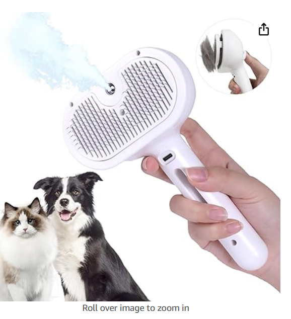 BROSSE SPRAY POUR ANIMAUX DE COMPAGNIE - SOLUTION POUR LA SAISON DE LA MUTE 