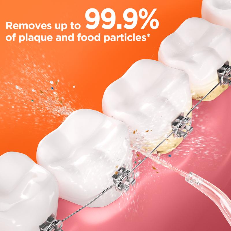 Cordless Oral Irrigator featuring Three Cleaning Modes