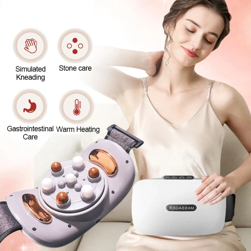 SM Electric Abdominal Massager With Bian Stone