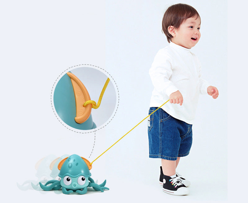 Wind-up Octopus Toy, Escape from Octopus Moving, for Infants, toddlers, kids