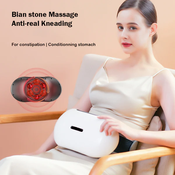 SM Electric Abdominal Massager With Bian Stone