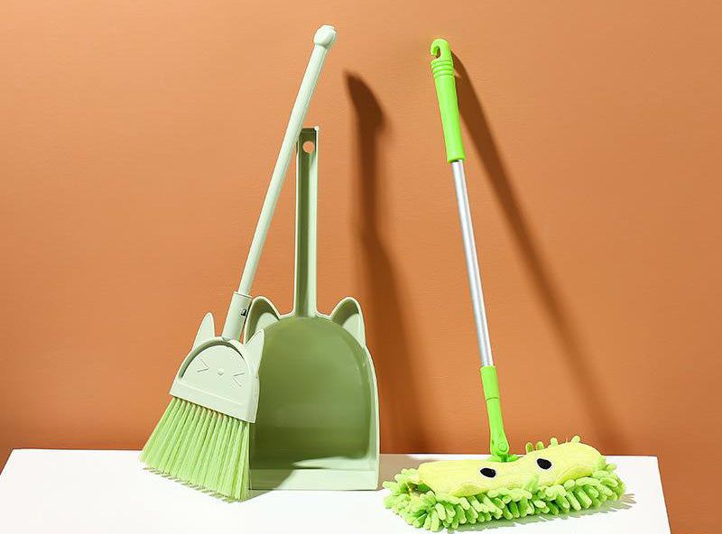 A set of Real House Cleaning Tool Toys for Kids