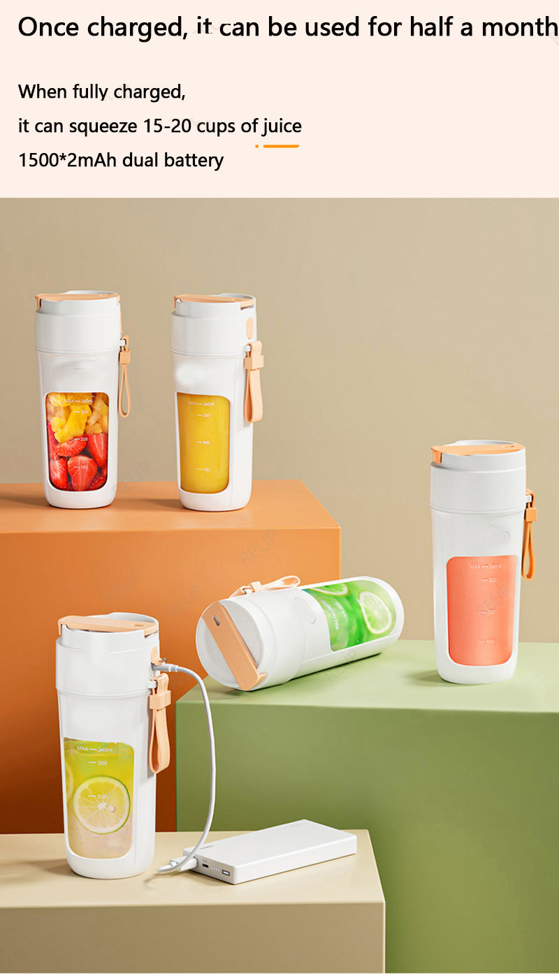 Multi-Purpose Portable Electric Mini Fruit Blender Cups
