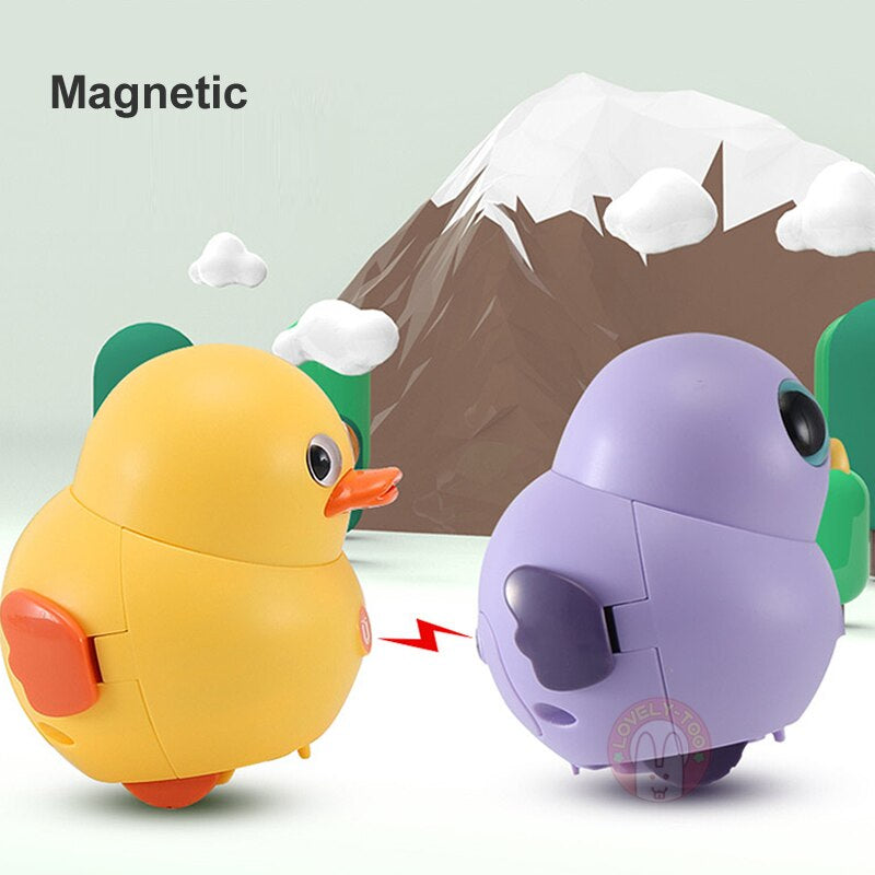 Cute Swinging Magnetic Electronic Pets Walking Chicken Toys For Children