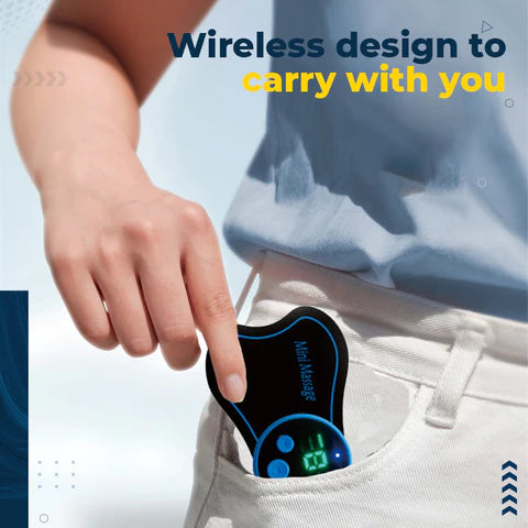 Mini Portable Electric Cordless Smart Pain Relief Massage Patches
