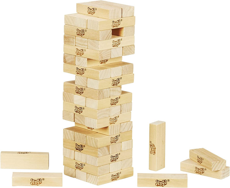 Outdoor Indoor Lawn Games Wood Domino Stacking Party Toys Wooden Building Blocks Classic Games Tumbling Tower Balance Blocks