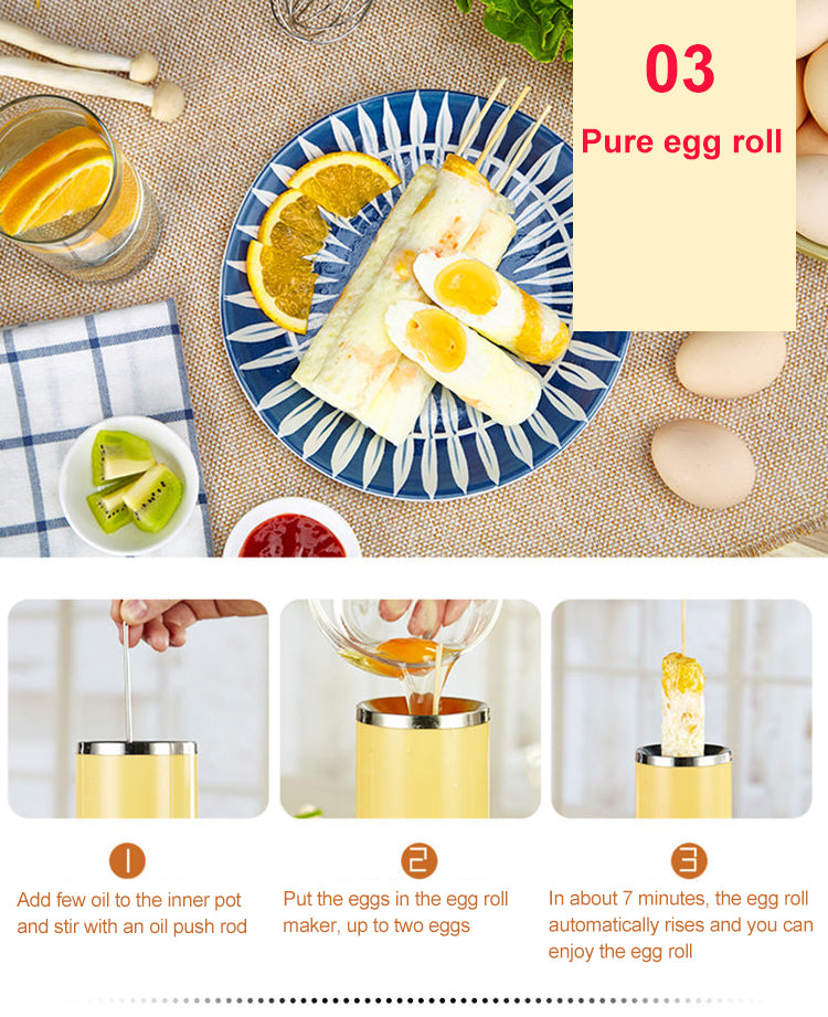 Multifunction Automatic Rolled eggs/Sausages Frying Machines