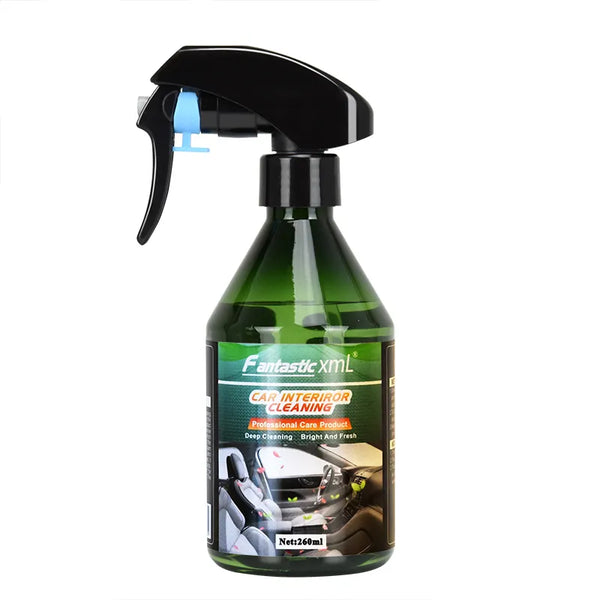 Spray nettoyant pour intérieur de voiture, 260ML, pour siège de tableau de bord, cuir, plastique, pièces en caoutchouc, vente en gros