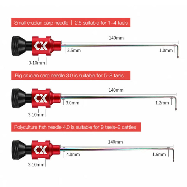 Angelhakenentferner, Hakenlöser aus Titanlegierung, Entfernungsblocknadel, superharte Einzelnadel, Entkopplungsgerät zum Angeln