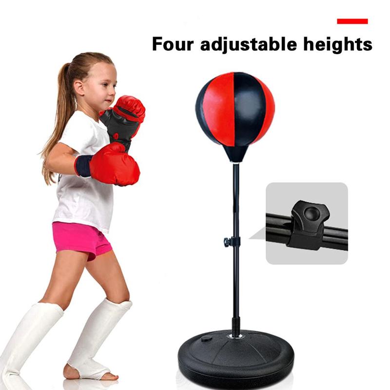 Practicing Boxing Press Reaction Heavy Ball Boxing Punch Stand, 70-105Cm High Adjustment