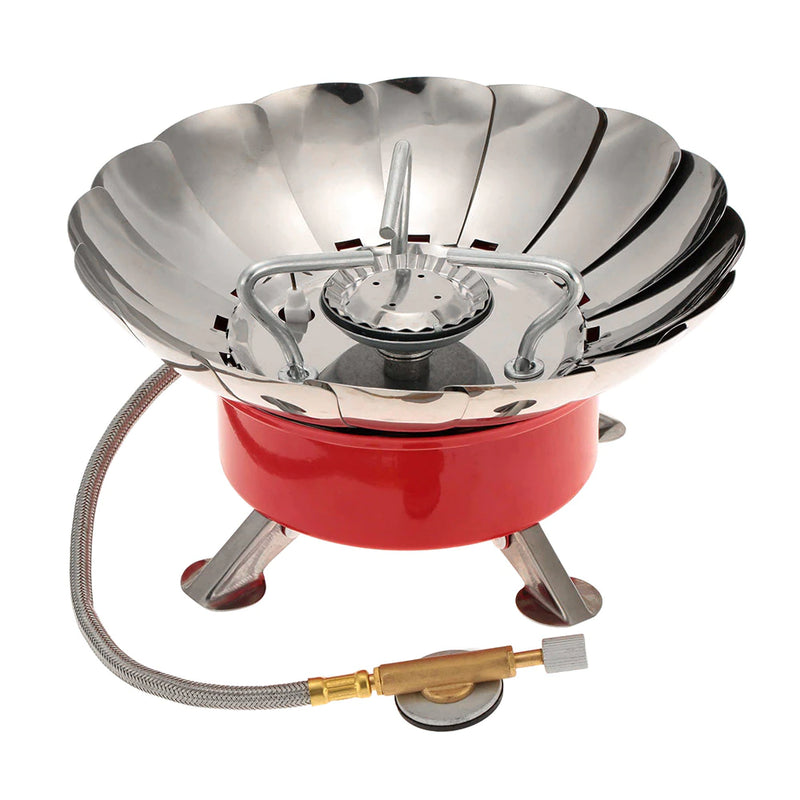 Outdoor Windproof Retractable Mini Gas Stove For Camping