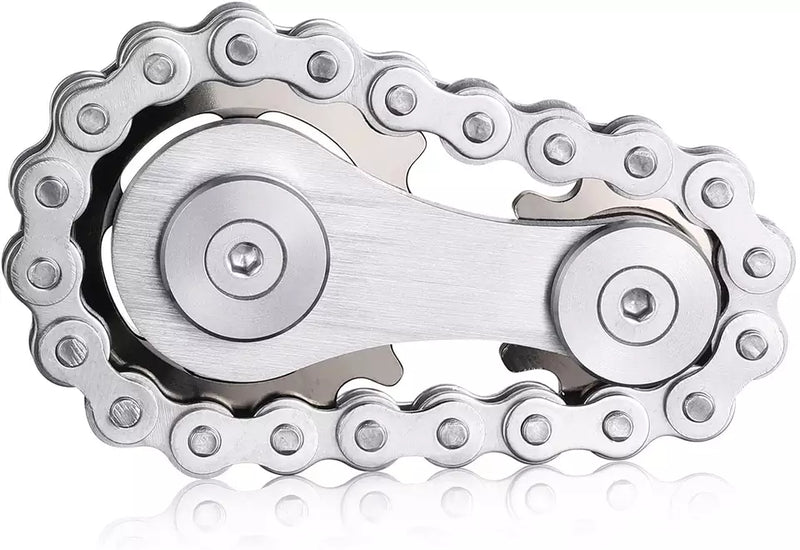 Bike Chain Gear Fidget Spinner, Figit Toy for Adults and Kids