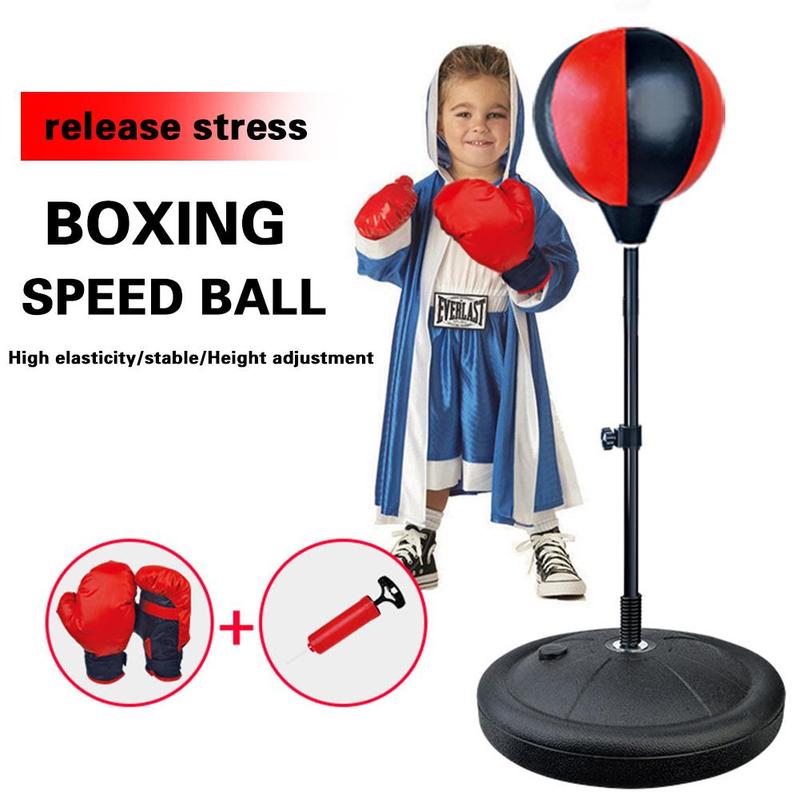 Practicing Boxing Press Reaction Heavy Ball Boxing Punch Stand, 70-105Cm High Adjustment