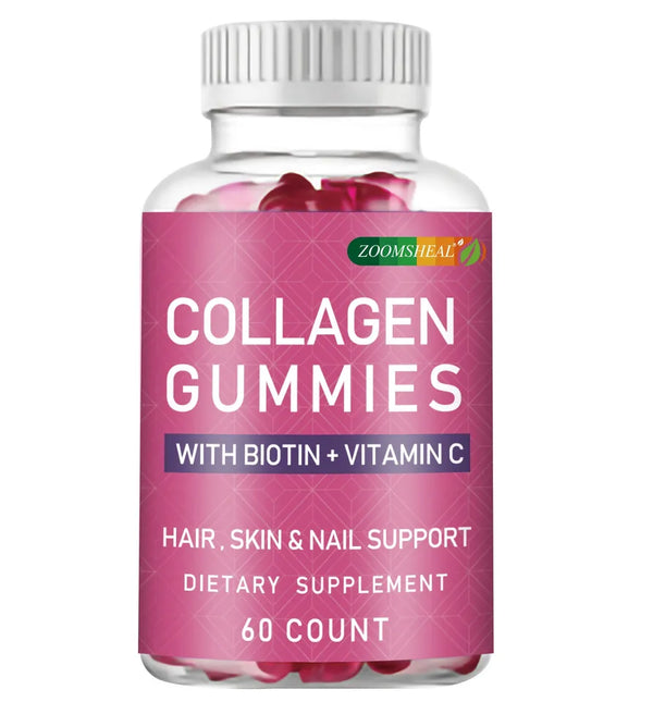 Vente directe de collagène végétalien Gummies Bear Adult Gummies Value Size capsules Soutien immunitaire Complément alimentaire vitamine C bonbons 