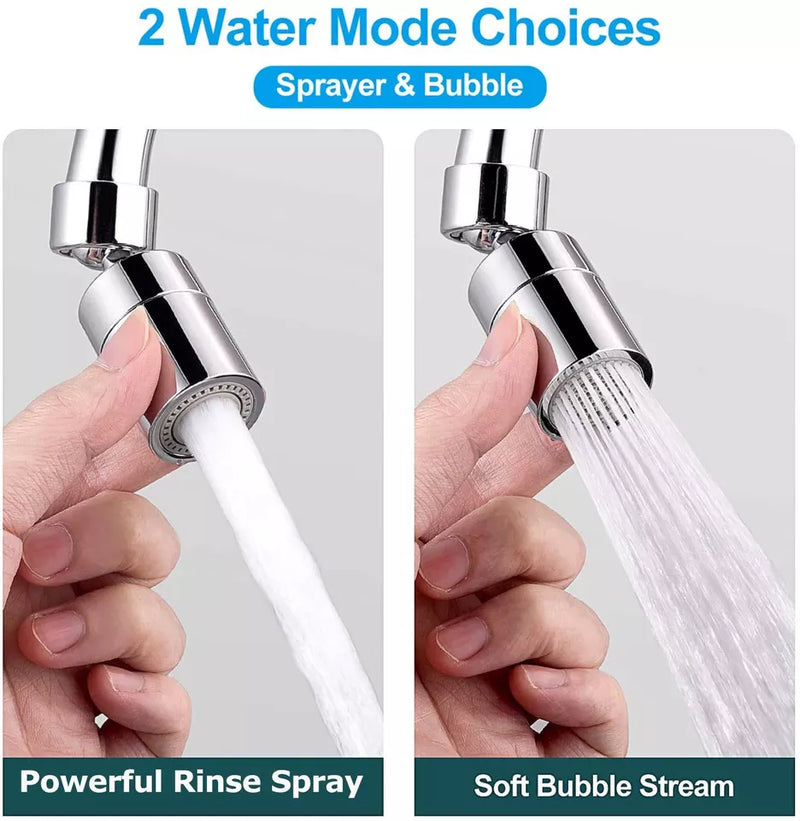 Universal Faucet With Splash Filter 720, Swivel Sprayer