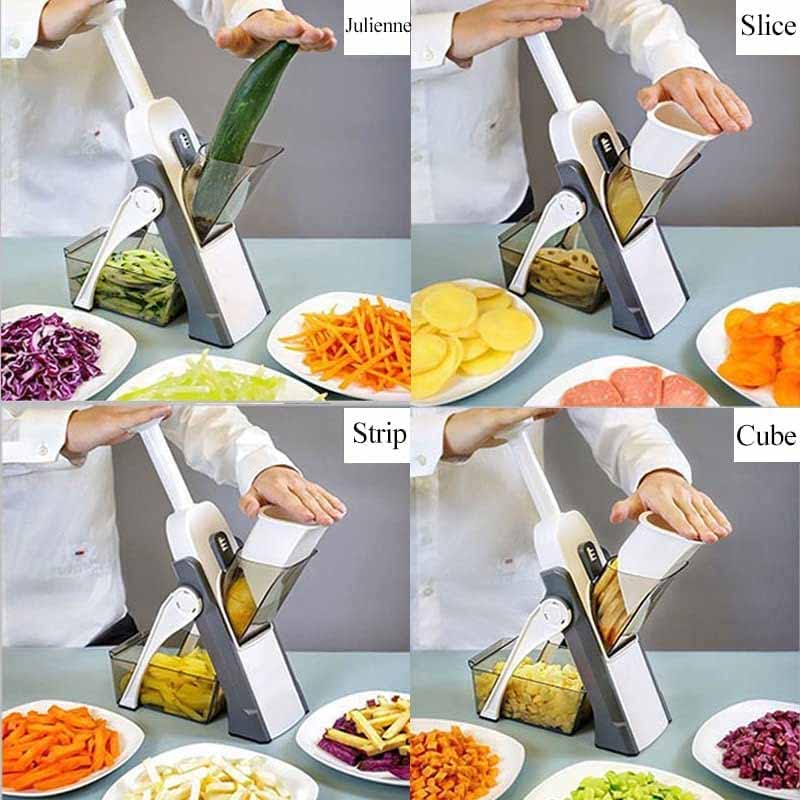 Multi-Purpose Adjustable Vegetable Grinders, Kitchen Slicing machine, Instructions for Use Kitchen Utensil Holders