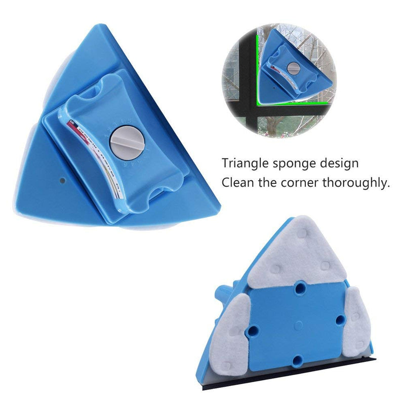 2 Sides Window Magnetic Wipes, Magnetic Window Cleaning Tools With 5 Adjustable Speeds