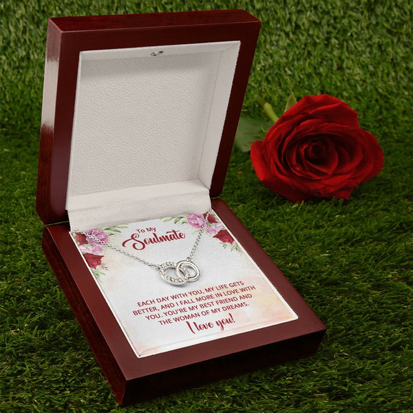 To My Soulmate - You're my best friend and the Woman of my dreams Perfect Pair Necklace
