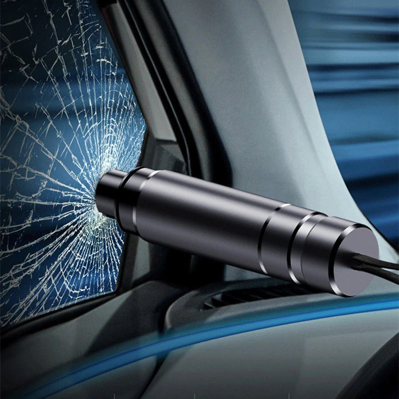 Mini Car Safety Hammer Auto Emergency Glass Window Breaker Seat Belt Cutter Life-Saving Escape Underwater Car Emergency Tool