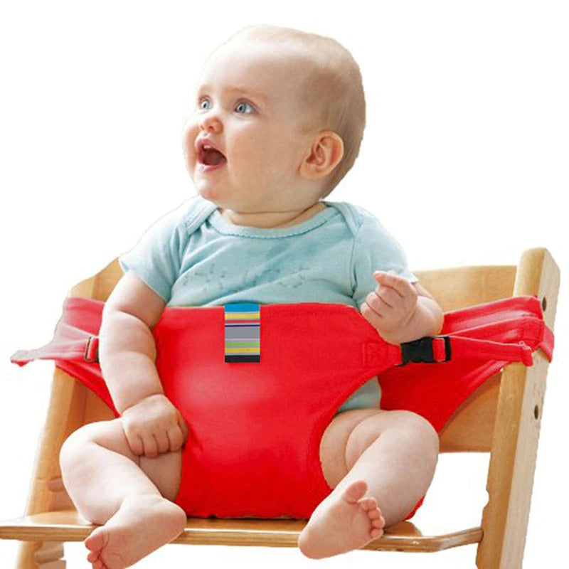 Portable Kids Baby Chair Travel Foldable Washable Infant Dining High Dinning Cover Seat Safety Belt Feeding Baby Care Accessory