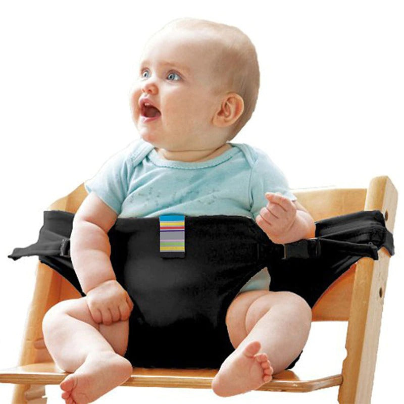 Portable Kids Baby Chair Travel Foldable Washable Infant Dining High Dinning Cover Seat Safety Belt Feeding Baby Care Accessory
