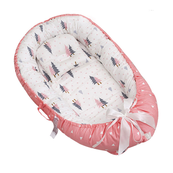 Newborn Lounger Nest, Cotton Washable and Toddler Lounger Suitable for 0-24 Months